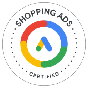 AI-Powered Shopping Ads Certified badge - Southern View Media
